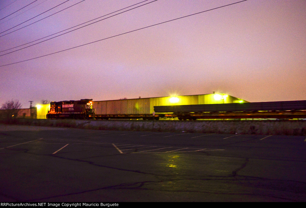 NS GP38-2 High nose Locomotive in the yard